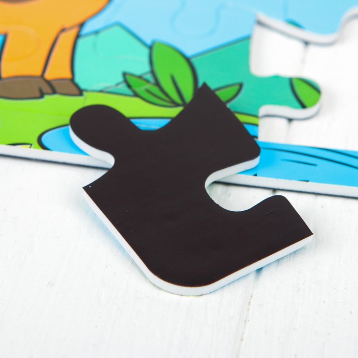 Магнитный пазл "Жираф", 16 элементов