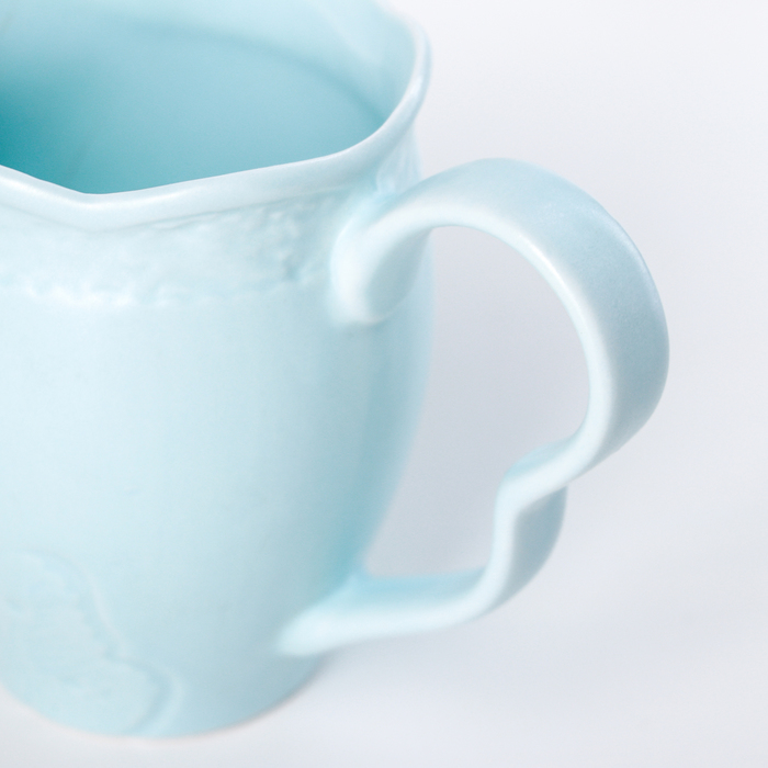 Молочник 300 мл "Бабочка", цвет голубой