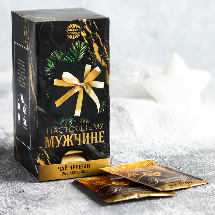 Чай черный 25 пакетиков "Настоящему мужчине"