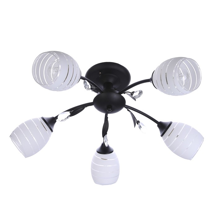 Люстра "Флавия" 5x60Вт E27 венге 62,5x62,5х24.5 см.