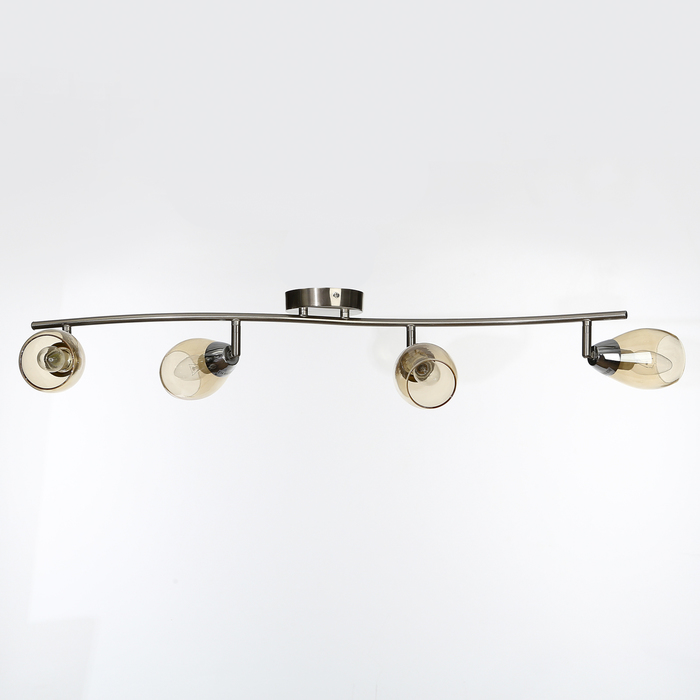 Люстра "Артемия" 4x60Вт E14 хром 72x25x25 см.