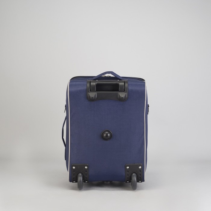 Чемодан "Детские игрушки", отдел на молнии, наружный карман, 2 колеса, цвет синий