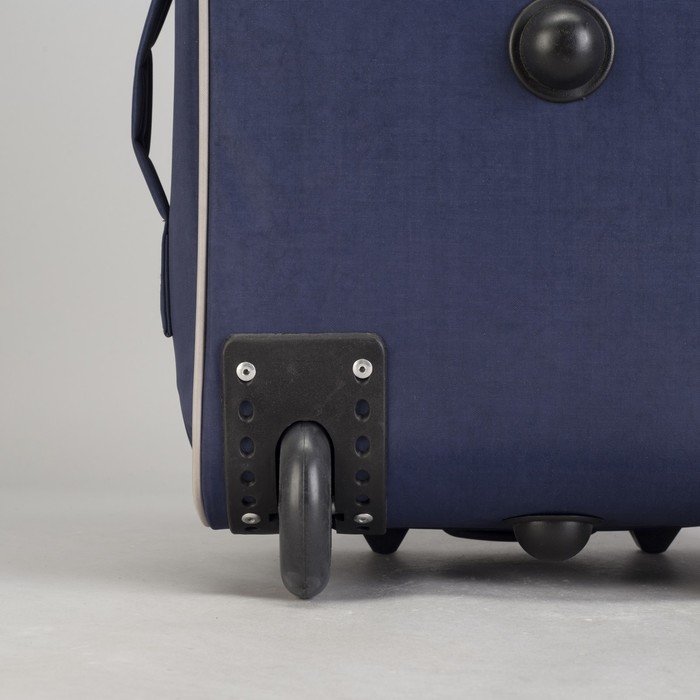 Чемодан "Детские игрушки", отдел на молнии, наружный карман, 2 колеса, цвет синий