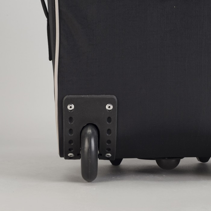 Чемодан малый "Узоры", 20", отдел на молнии, наружный карман, 2 колеса, цвет чёрный