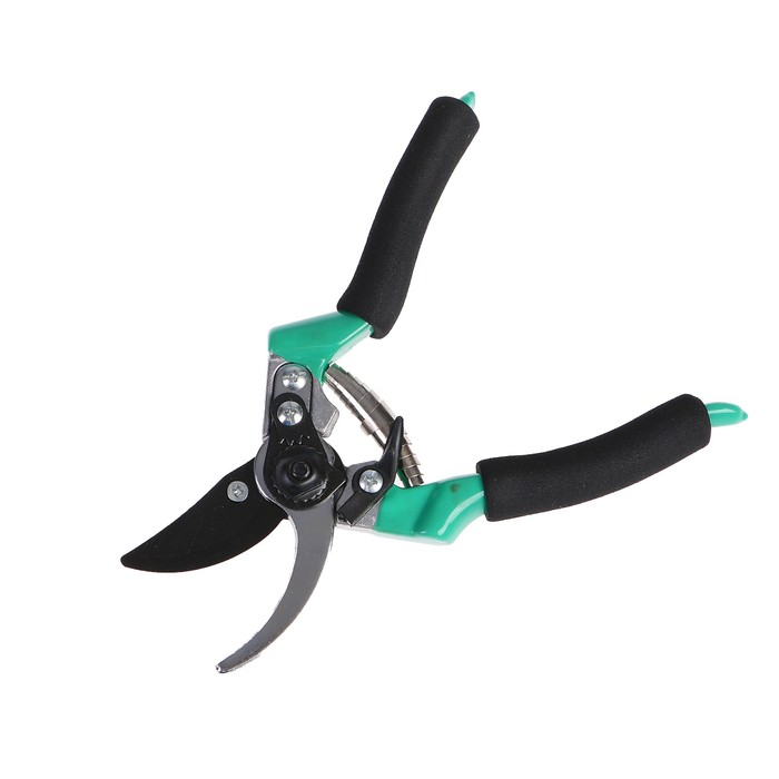 Секатор плоскостной, 8" (20 см), пластиковые ручки