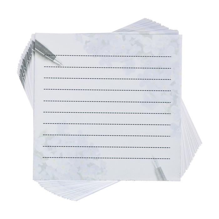 Бумажный блок в картонном футляре "Незабудьки", 250 листов