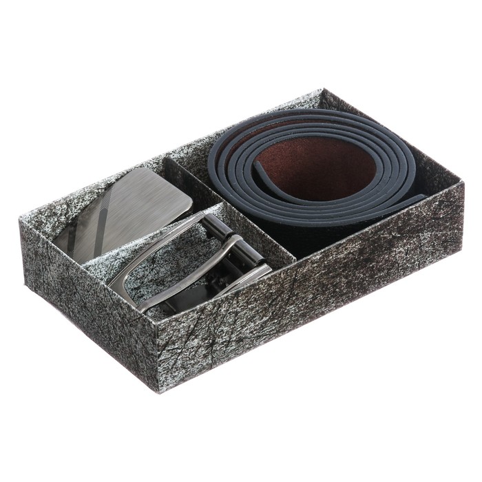 Ремень со сменной пряжкой "Настоящему герою"