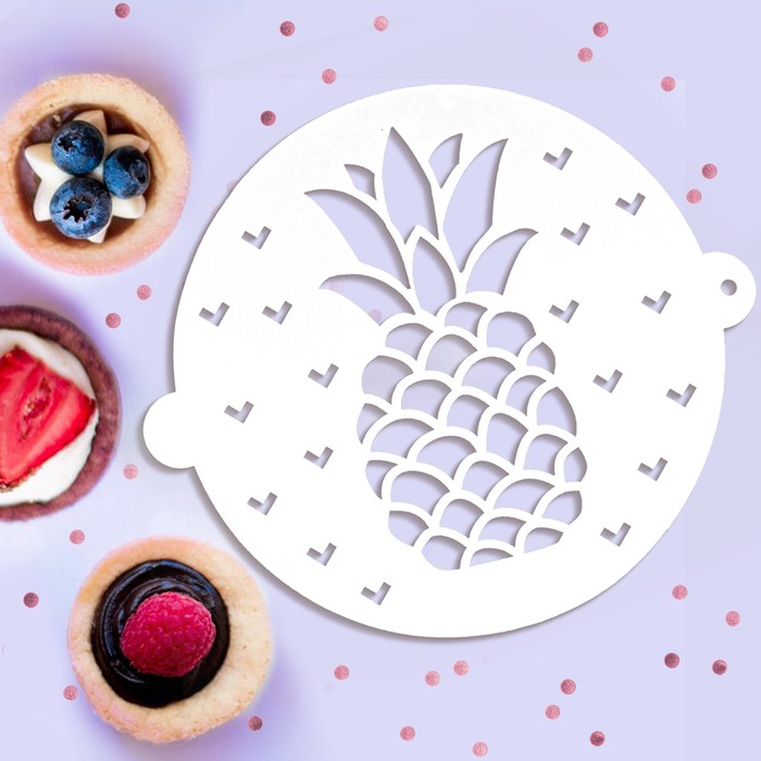 Трафарет для выпечки "Ананас"