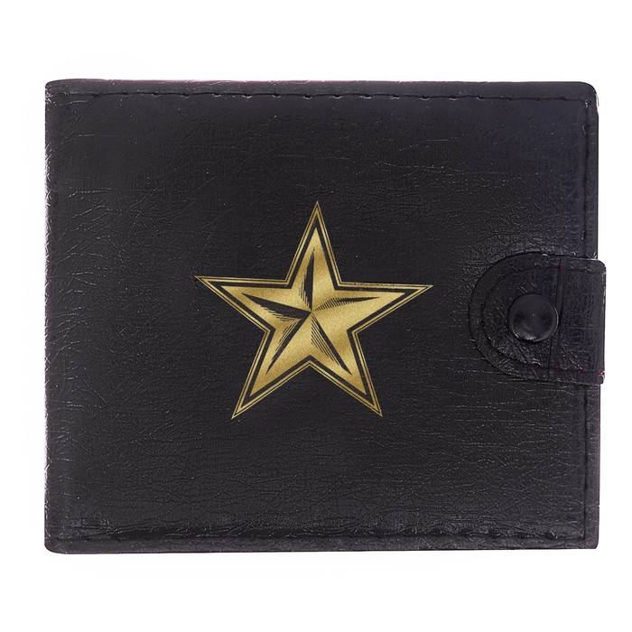 Подарочный набор "23 февраля": ремень и кошелек, экокожа