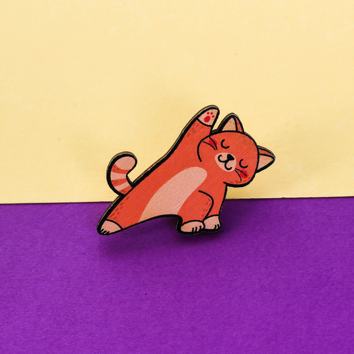 Значок антистресс с раскраской "Котик"
