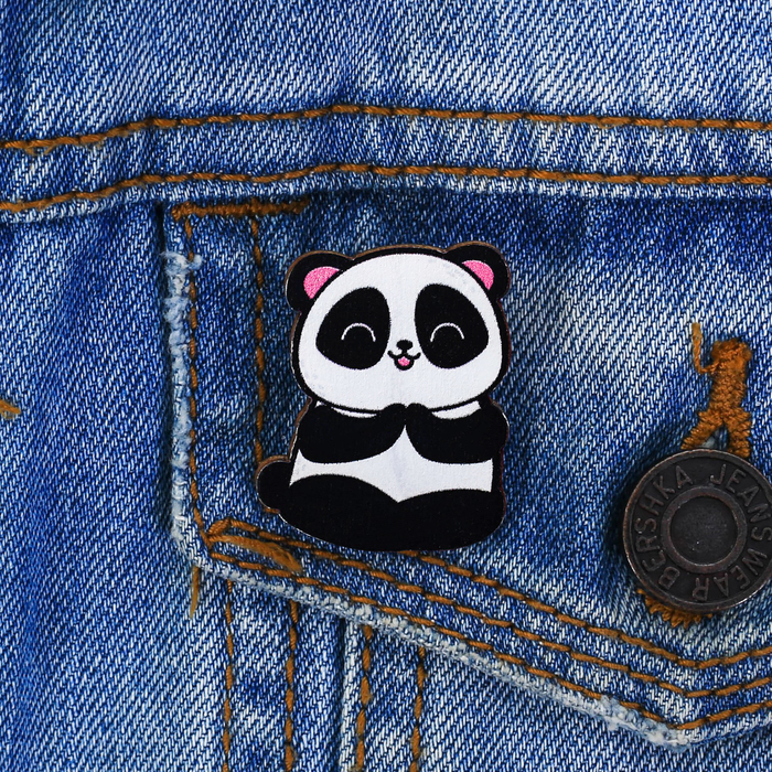 Значок антистресс с раскраской "Панда"