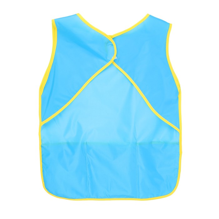 Фартук детский для творчества с карманами, на липучке, цвет голубой