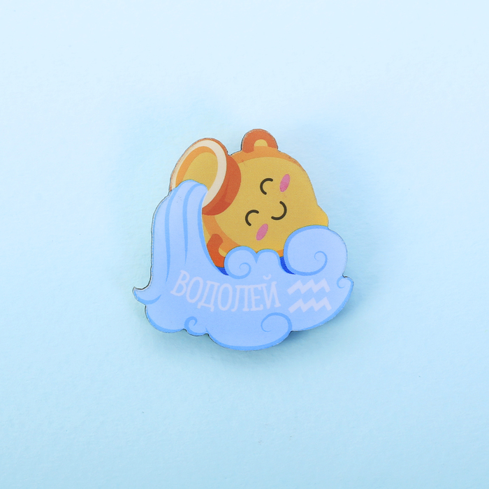 Брошь-талисман гороскоп "Водолей"