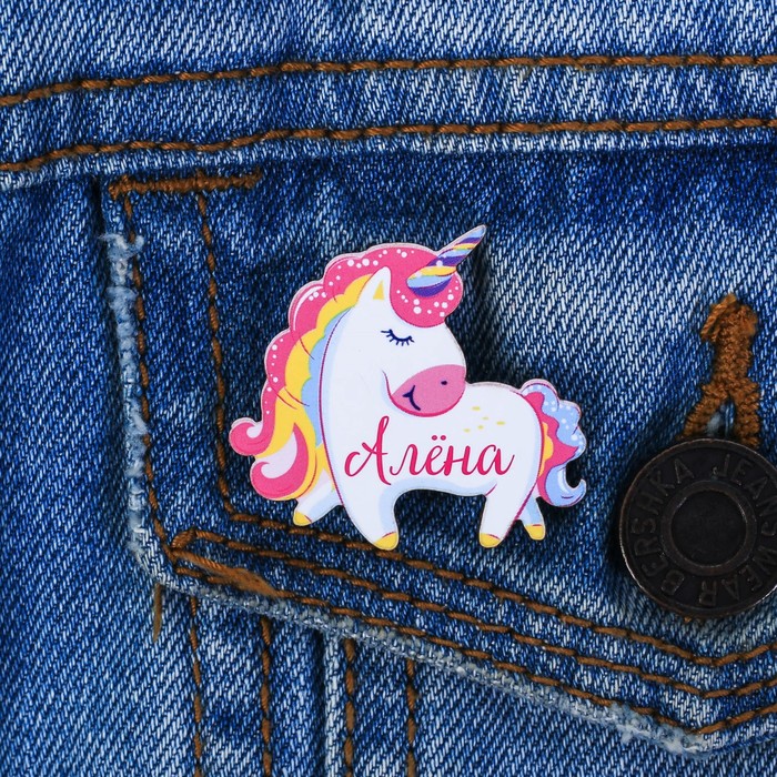 Значок именной "Алена"