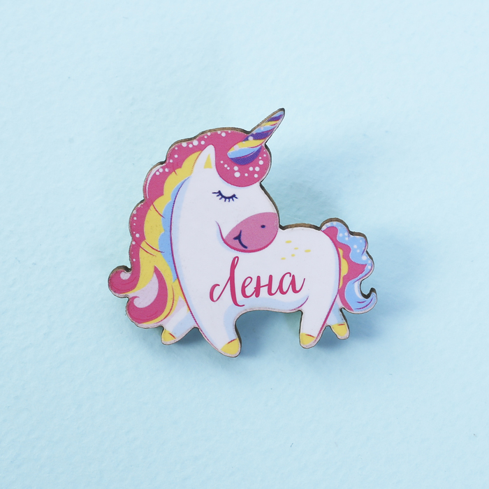 Значок именной "Лена"