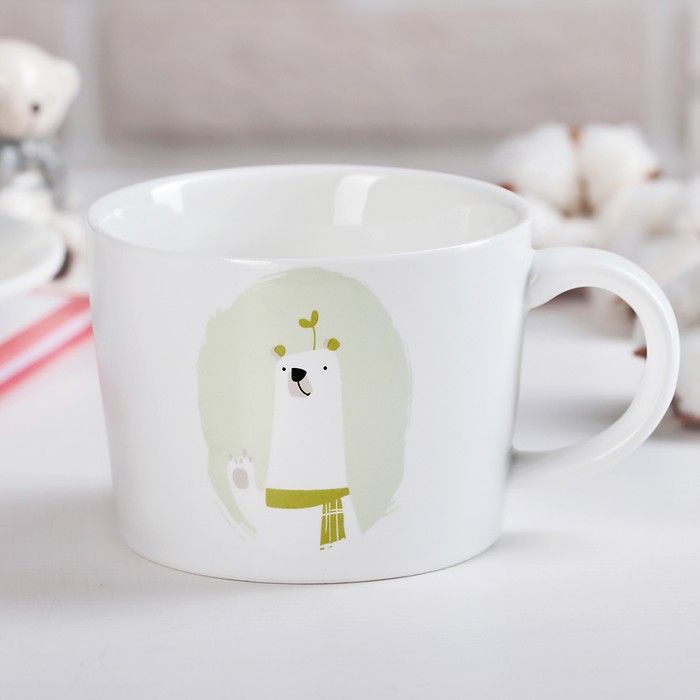 Кружка 300 мл "Зверята", рисунок МИКС