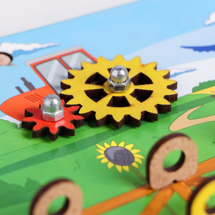 Развивающая доска "Бизиборд. Ферма", вид упаковки: термоусадочная плёнка