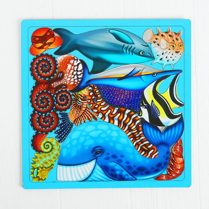 Развивающий пазл-головолока "Морские обитатели", вид упаковки: термоусадочная плёнка