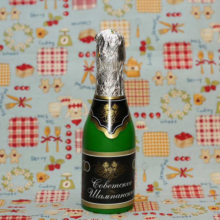 Силиконовая форма для мыла "Бутылка шампанского"