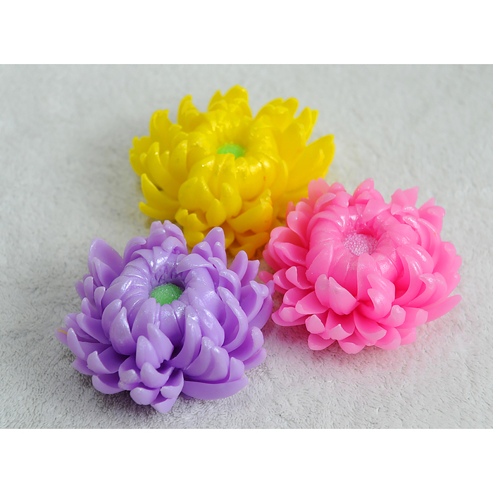 Силиконовая форма для мыла "Фантастическая хризантема"