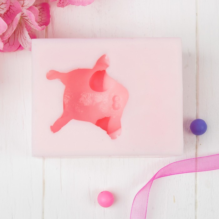 Силиконовая форма для мыла "Хрюня"