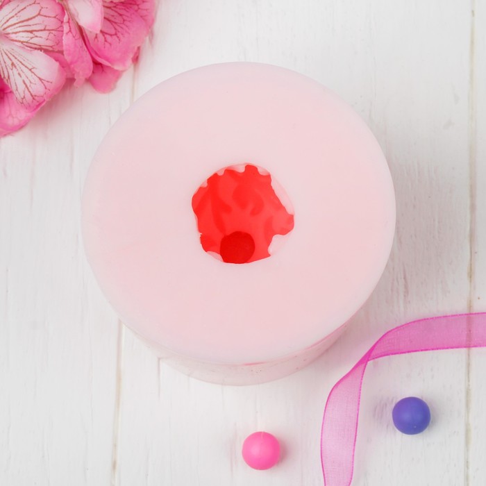 Силиконовая форма для мыла "Шар на елку лесной"