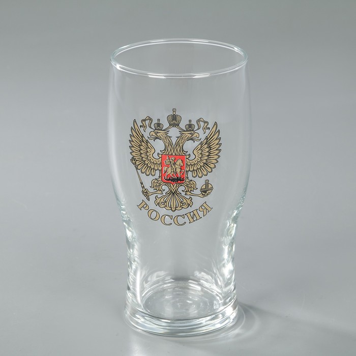 Бокал для пива 500 мл "Герб России"