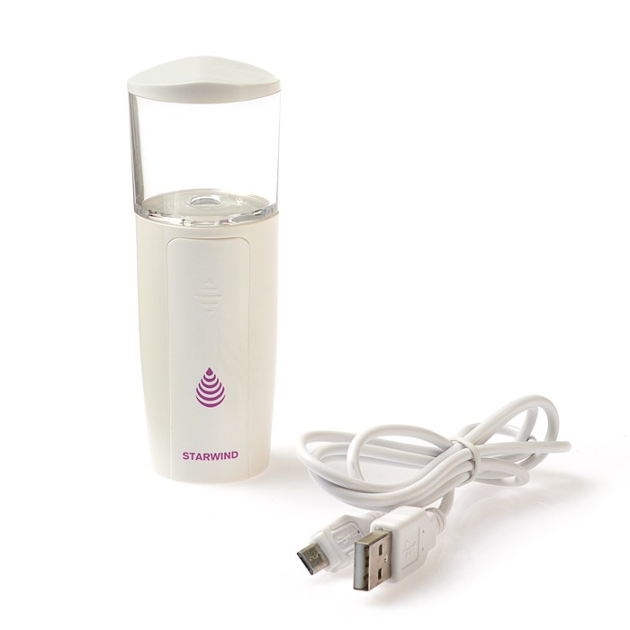 Увлажнитель для кожи Starwind SAP3111, 2 Вт, 25 мл, подсветка, белый