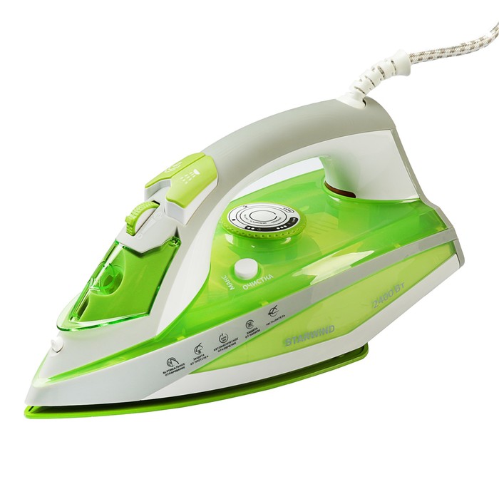 Утюг Starwind SIR8925, 2400 Вт, керамическая подошва, зеленый