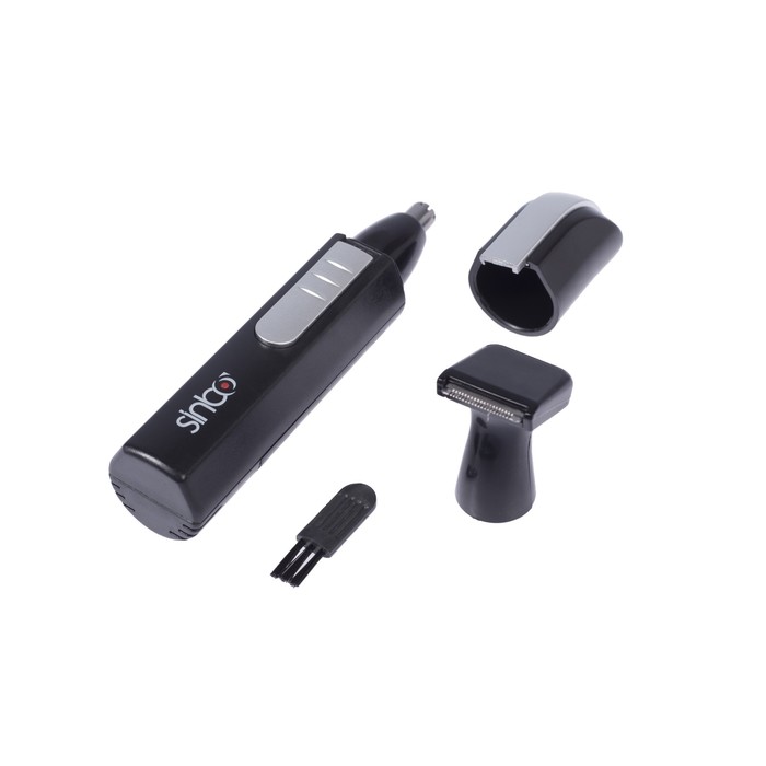 Триммер Sinbo STR 4920, 2 насадки, АКБ, красно-черный