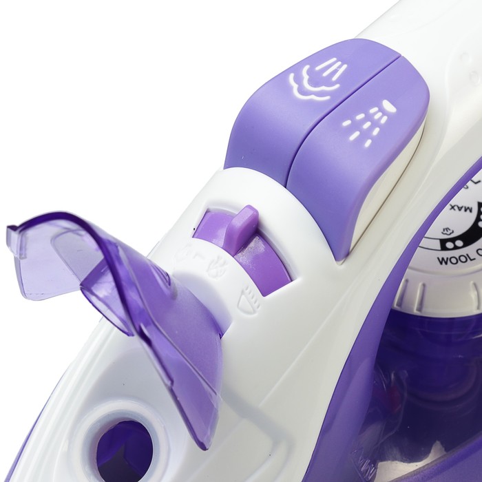 Утюг Sinbo SSI 6601, 2200 Вт, керамическое покрытие, подача пара, фиолетовый