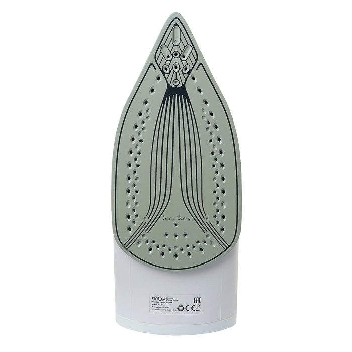 Утюг Sinbo SSI 2899, 2200 Вт, керамическое покрытие, подача пара, синий