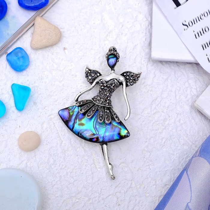 Брошь "Галиотис" фея