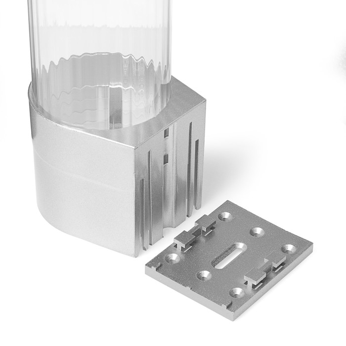 Стаканодержатель CH-1, крепленеи на шурупах, 100 стаканчиков, серебристый