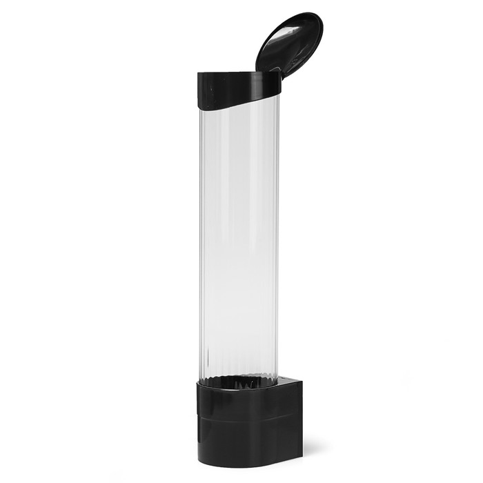 Стаканодержатель CH-1, крепление на шурупах, 100 стаканчиков, черный