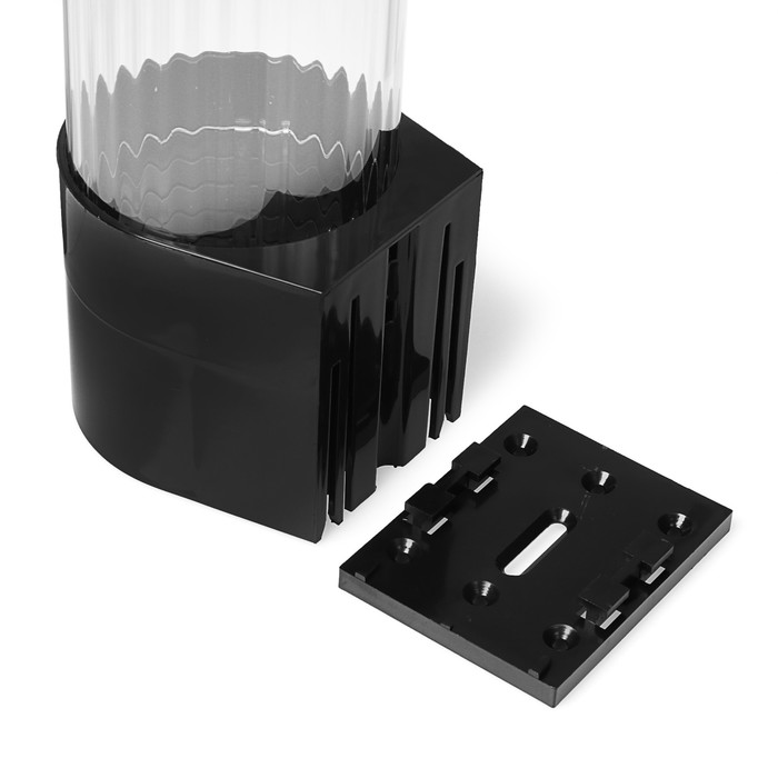 Стаканодержатель CH-1, крепление на шурупах, 100 стаканчиков, черный
