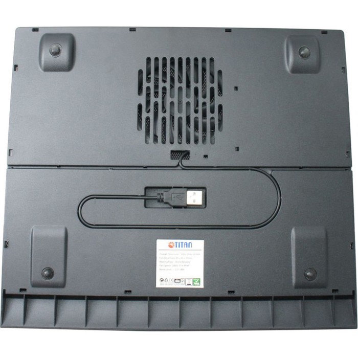 Подставка для ноутбука Titan TTC-G22T 15" 23.1дБ 1x 80ммFAN черная