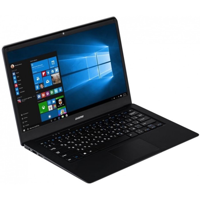Ноутбук Digma EVE 1401 Atom X5 Z8350/2Gb/SSD32Gb/Intel HD400/14.1&quot;/TN/HD/W10 черн-серебр