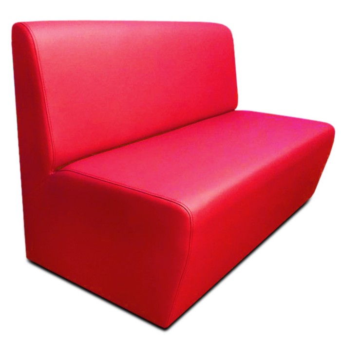 Диван «Лайт», 1200 × 640 × 860 мм, экокожа, цвет красный