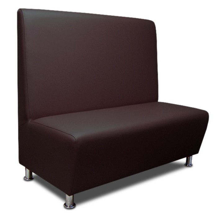 Диван «М1», 1200 × 650 × 1100 мм, экокожа, цвет коричневый