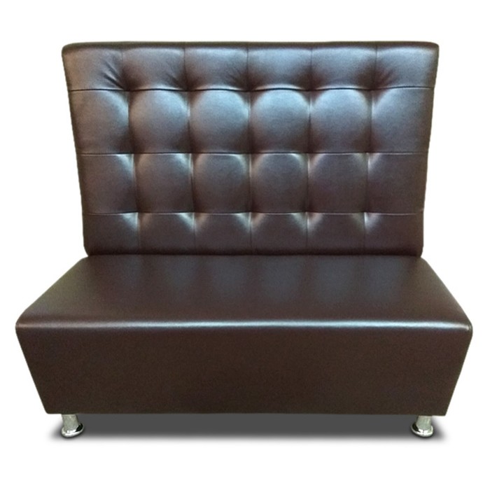 Диван «Фаст-фуд», 1200 × 650 × 1100 мм, экокожа, цвет коричневый