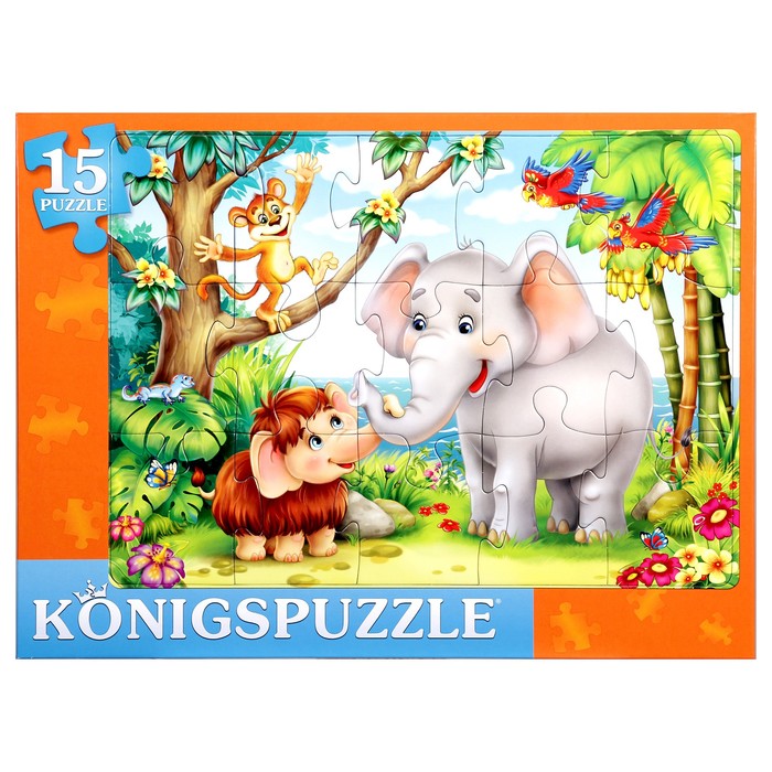 Пазл-рамка "Сказка №65", 15 элементов