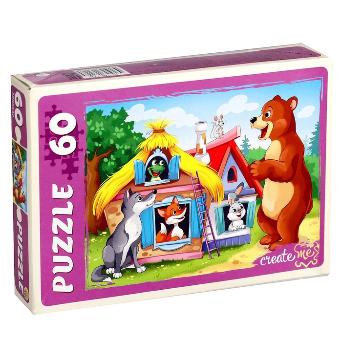 Пазл "Теремок", 60 элементов