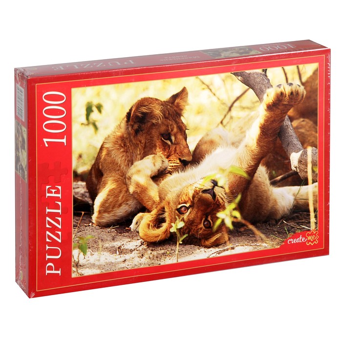 Пазл "Маленькие львята", 1000 элементов