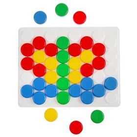 

Мозаика «Собиралкин»: белое поле, 60 фишек (d=4 см)