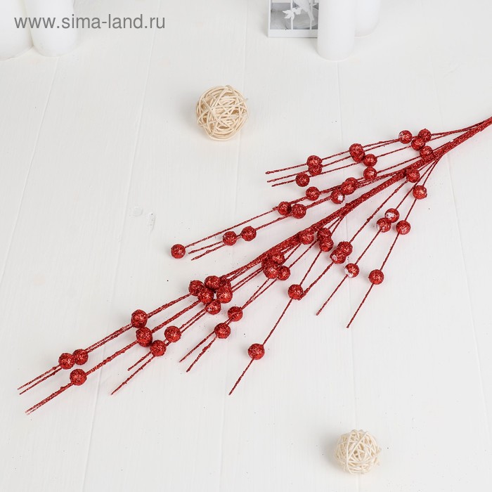 фото Декор блеск "шарики" 95 см, микс