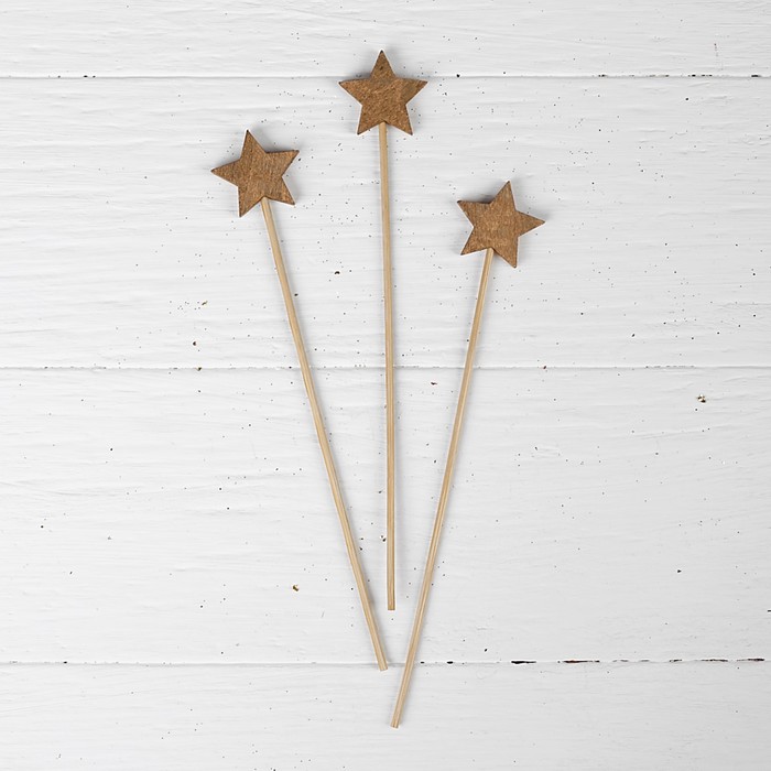 Набор декора на палочке "Звездочки"