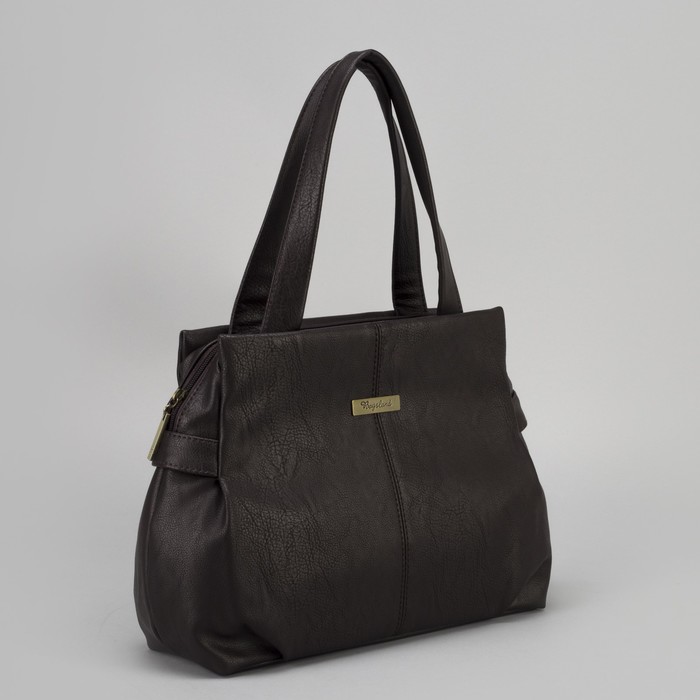 Сумка женская, отдел на молнии, наружный карман, цвет коричневый