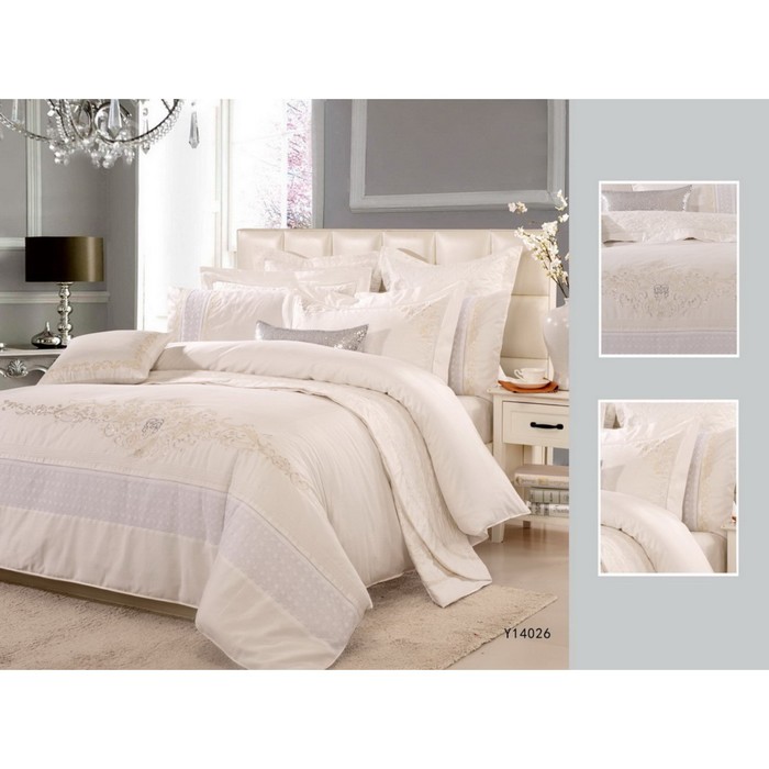 КПБ Creamy 1,5 сп, 160х215 см, 150х215 см, 70х70 см-2 шт., сатин