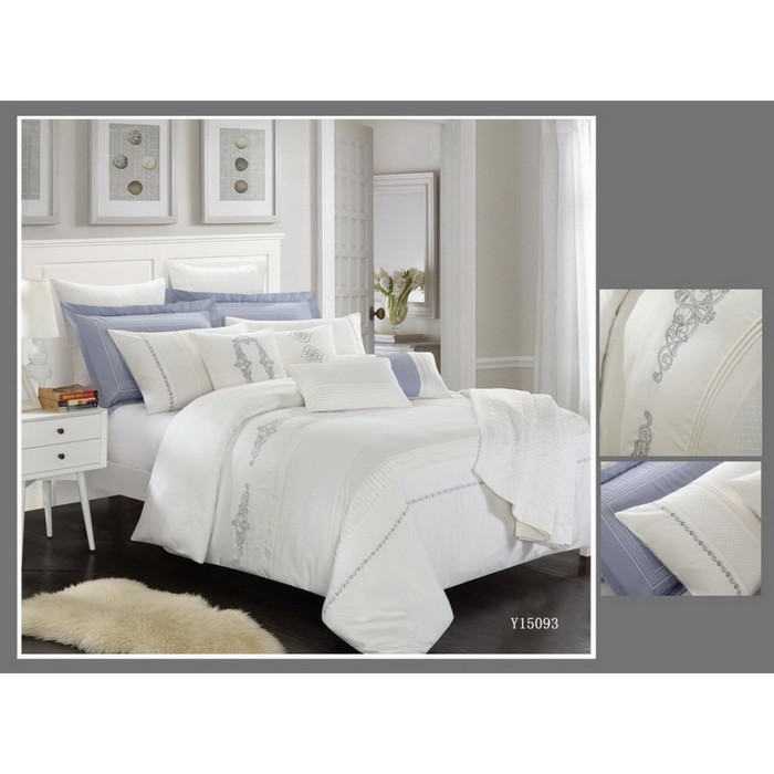 КПБ Glory 2 сп, 220х240 см, 180х215 см, 70х70 см-2 шт., сатин